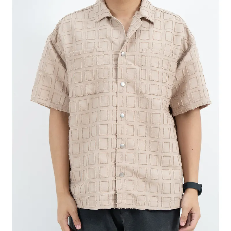 Textured Short Sleeve Shirt